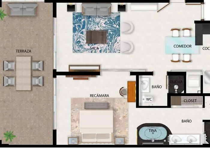 Apartamento 1bd Oceanview Garza Blanca In Cabo El Manglito